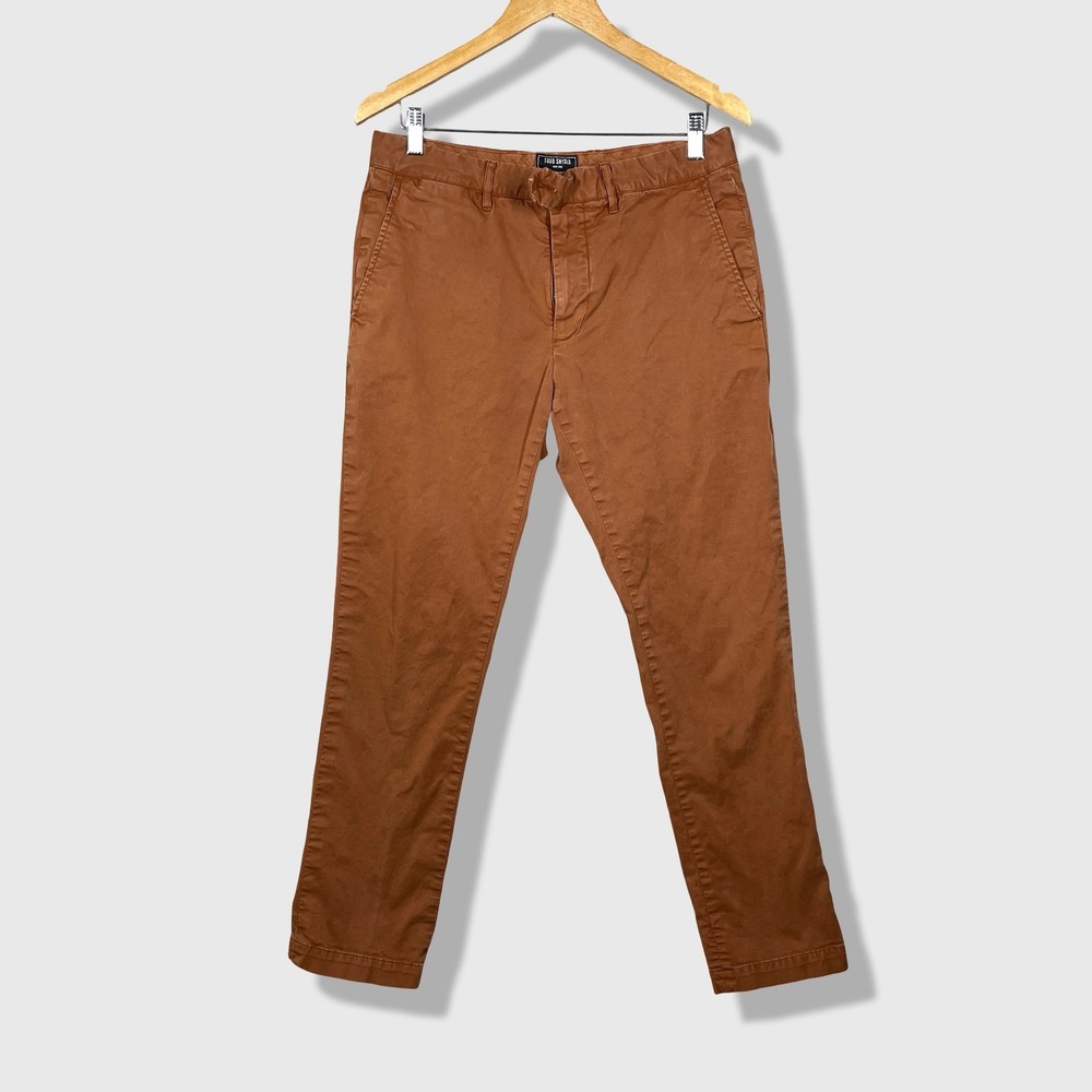 Todd Snyder Chino Pants Mens 31x30 Brown Preppy Dark Academia Workwear